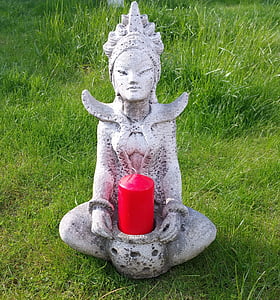 meditasjon, gartendeko, Buddha, Thailand, resten, Asia, Japan hage