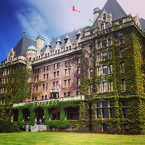 Fairmount hotel, Hotel, budova, Victoria, Kanada, Columbia, Architektúra