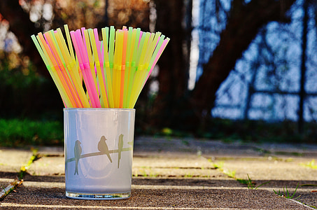 straws, drink, tube, colorful, color, straw, plastic tubes