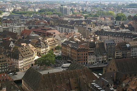 Francija, Strasbūrā, ēka, Eiropa, arhitektūra, Franču, ceļojumi