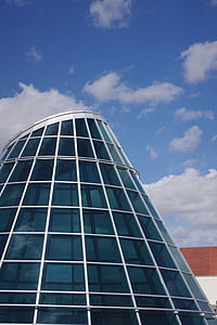 kiến trúc, mái vòm, thủy tinh, bầu trời, tháp, Pullman, WSU