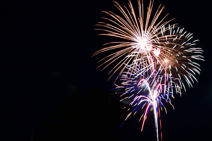 fuegos artificiales, día de la independencia, 4 de julio, independencia, Julio, celebración, América