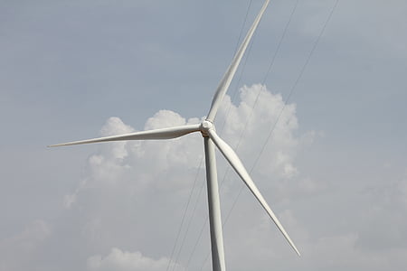wind, turbine, blades