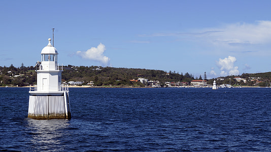 Сидни, пристанище, Австралия, град, забележителност, пристанище, Skyline