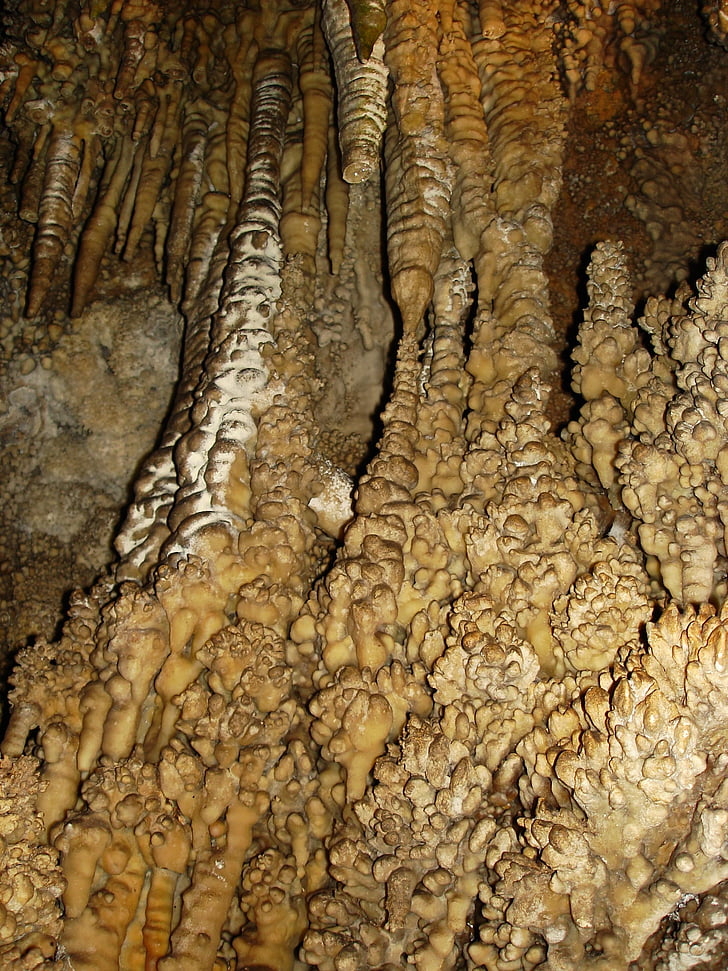 dendrite, stalactite, rock, stalagmită, Pestera, calcar, Ledenika