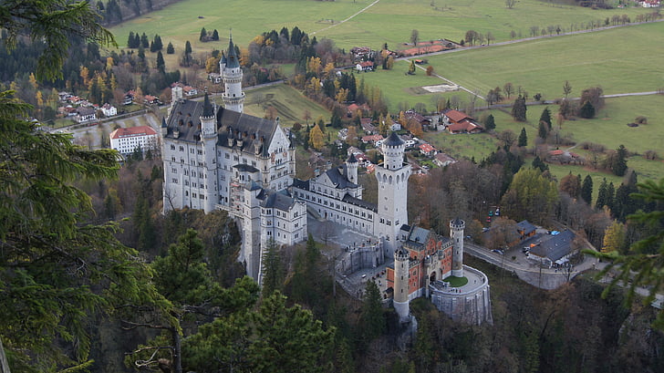 Neuschwanstein castle, Vācija, pils