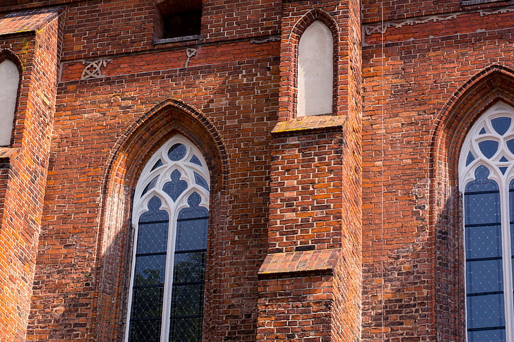 창, 고딕 창, 신성한, 투어, 성당, 고딕, 돌