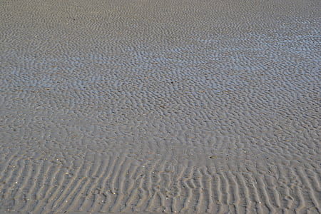 písek, zvlnění, Já?, půda, písečná pláž, textura