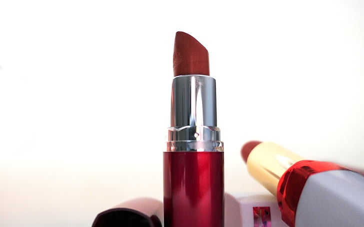 lipsticks, cosmetics, make up, beauty, red, feminine, female
