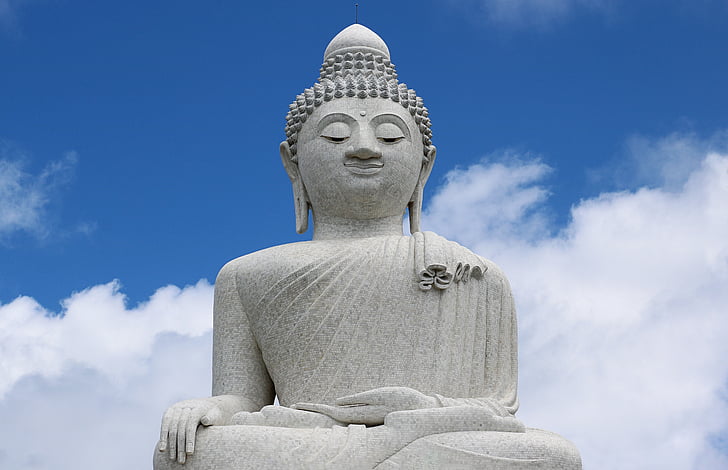 Buddha, Phuket, Phuket big buddha, velký buddha, socha Buddhy, socha, orientační bod