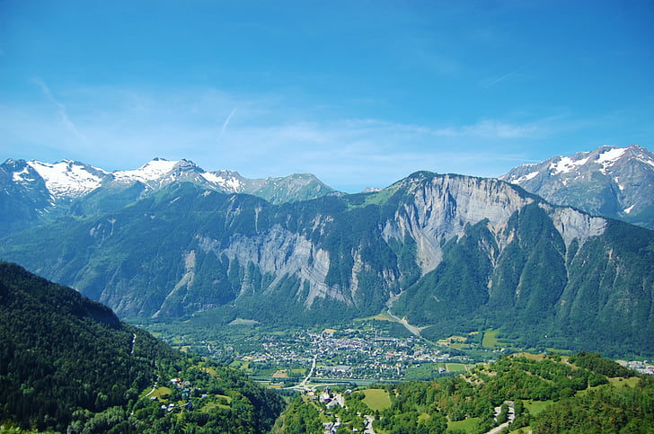 Frankrike, Alperna, Mountain, landskap