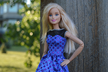 Barbie, poupée, assez, blonde, jeune fille, jouet, femelle