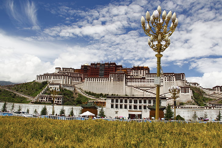 Lhasa, Tibeta, potala palace