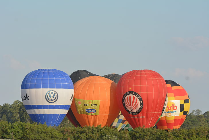 balloner, ballon, Hot air ballooning, luftballon, Sport, flyvende, eventyr