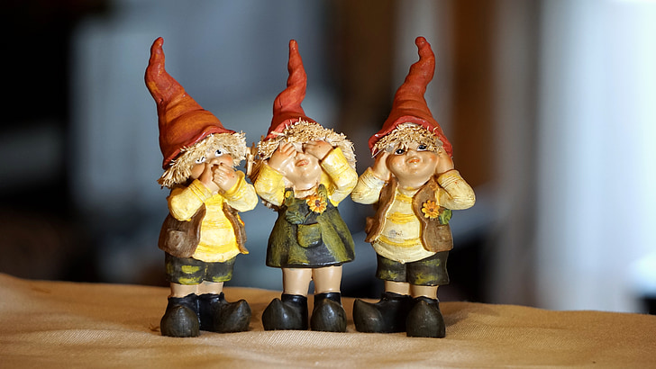 dwarf, figures, decoration, miniatures