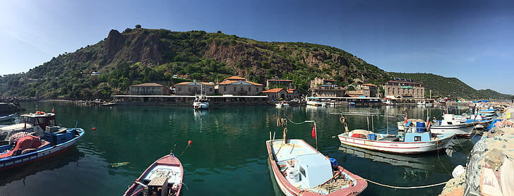 Assos, starověký přístav, krajina
