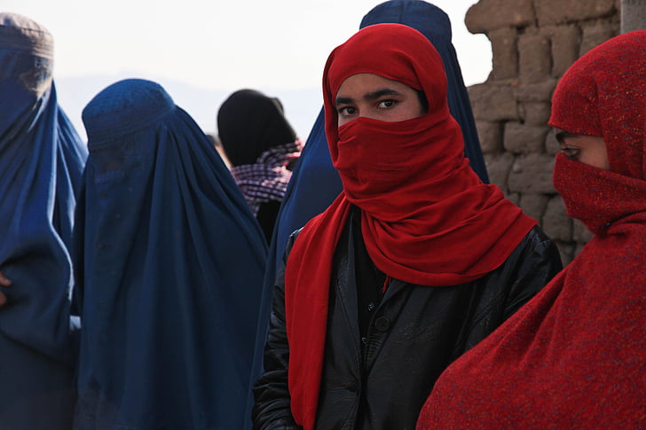 Afghanistan, Pige, burka, ceremoni, Bee holder, kvinder, folk