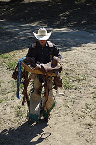 talahi, vaquero, silla de montar, Rancho, occidental, país, oeste