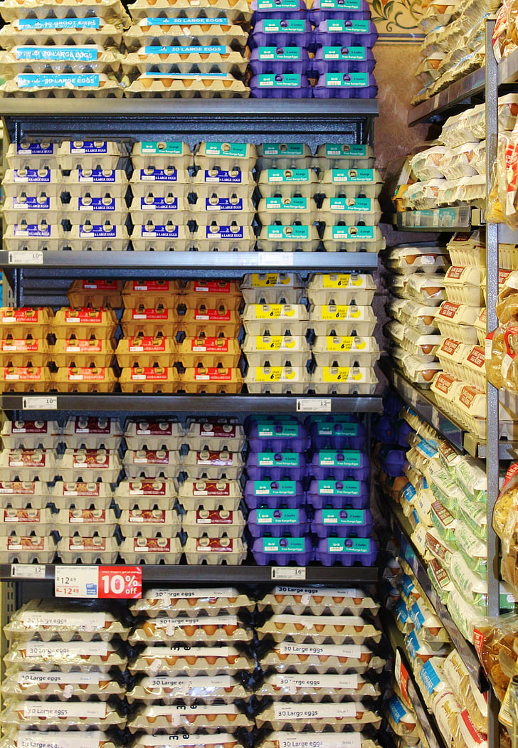 egg, egg board, egg shelf, colorful, neat, stacked, eggshell