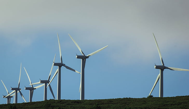 風力発電所, ミル, 風車, 空, エコロジー, 風車, 再生可能エネルギー