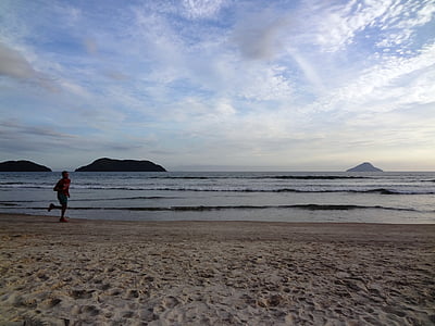 Beach, Dovolenka, závod, cvičenie, letné behanie, Beira mar, teplo