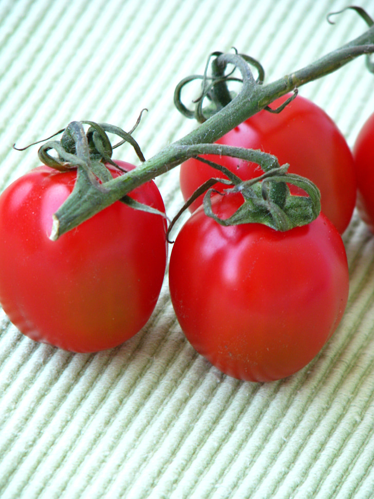 tomat, merah, vegetarian