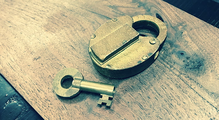 zaključavanje, ključ, otključavanje, simbol, ulaz, lokot, pristup