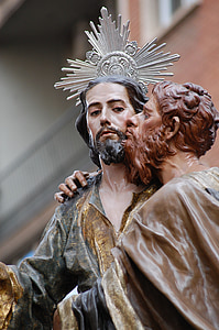 Jezus, processies, Pasen, Murcia processies, Salzillo, processie, arrestatie