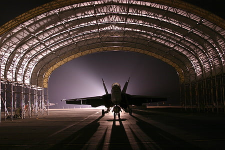 uçak, uçak, avcı uçağı, savaş uçağı, Hangar, Jet, askeri uçak