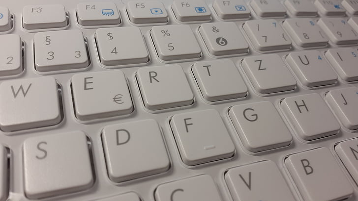 klávesnica, kľúče, počítač, vstupné zariadenie, vstup, text, listy