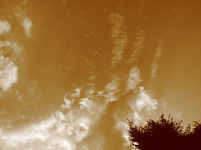 nube, cielo, forma de las nubes, nubes, abendstimmung, cielo de la tarde, posluminiscencia