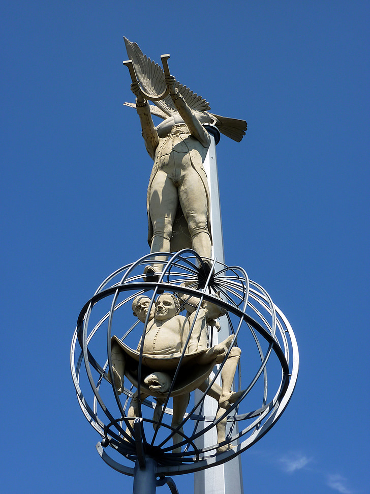 Peter lenk, sculpture, Friedrichshafen, lieux d’intérêt, Allemagne, histoire, culture