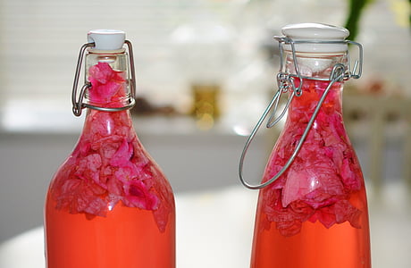 напиток, розовый, здоровые, красный, бутылка, сладкий, фрукты