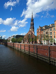 함부르크, 교회, 은행, 첨탑
