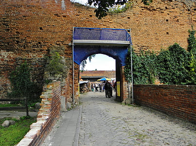 Schloss, Ziel, Festung, Durchgang, historisch, Eingang
