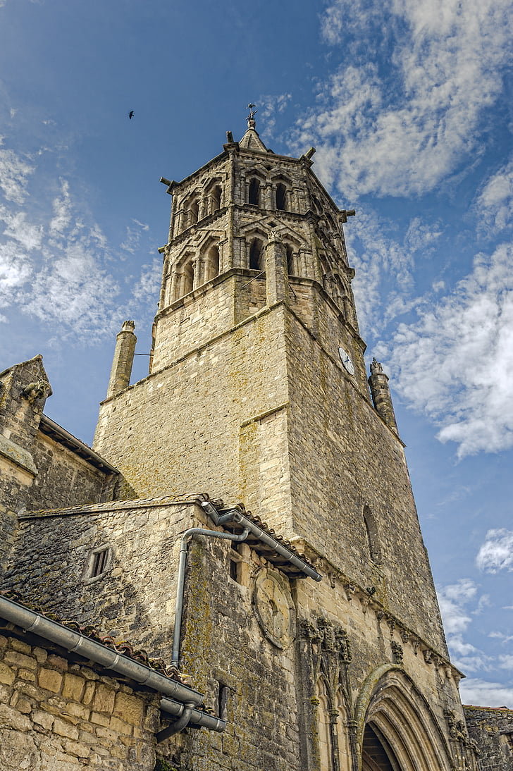 Saint-félix-de-lauragais, kirkko, arkkitehtuuri