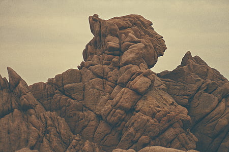hnědá, Příroda, kameny, Rocky, Pískovec, public domain obrázky