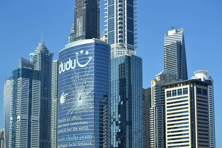 Dubai, edifício, arquitetura, cidade, viagens, Emirates, árabes