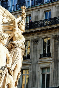 Paryż, fasada, Architektura, Francja, budynek, ornament, Strona główna