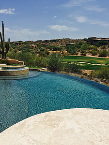 piscina, Arizona, deserto, natação, sudoeste, água, piscina