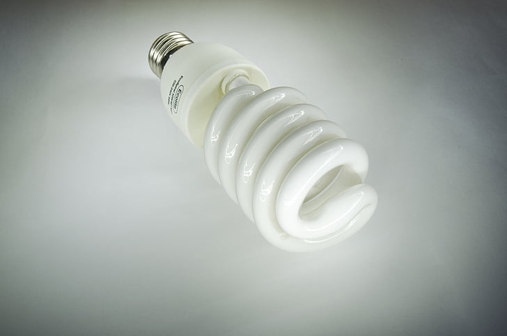 лампа, светлина, Енергоспестяваща лампа, електричество