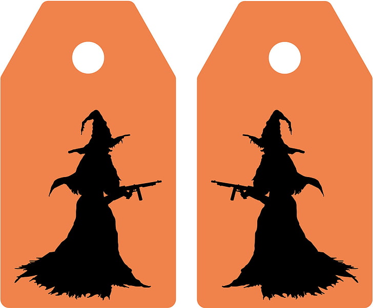 ticket, tag, halloween, map, greeting, witch, feast