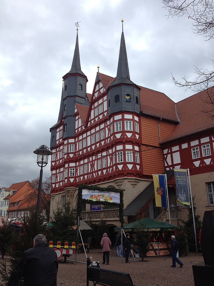 nhựa, Town hall, wernigerrode, kỳ nghỉ, kiến trúc, địa điểm nổi tiếng, Châu Âu