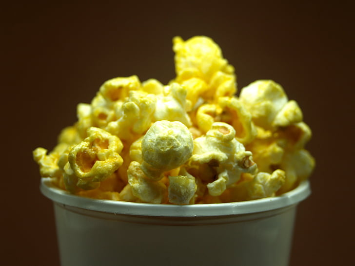 Popcorn, majs, pop, Box, hink, biograf, väska