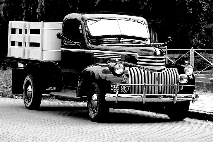 motoryzacyjny, Chevrolet, samochody dostawcze, Rok budowy 1942, Ameryka
