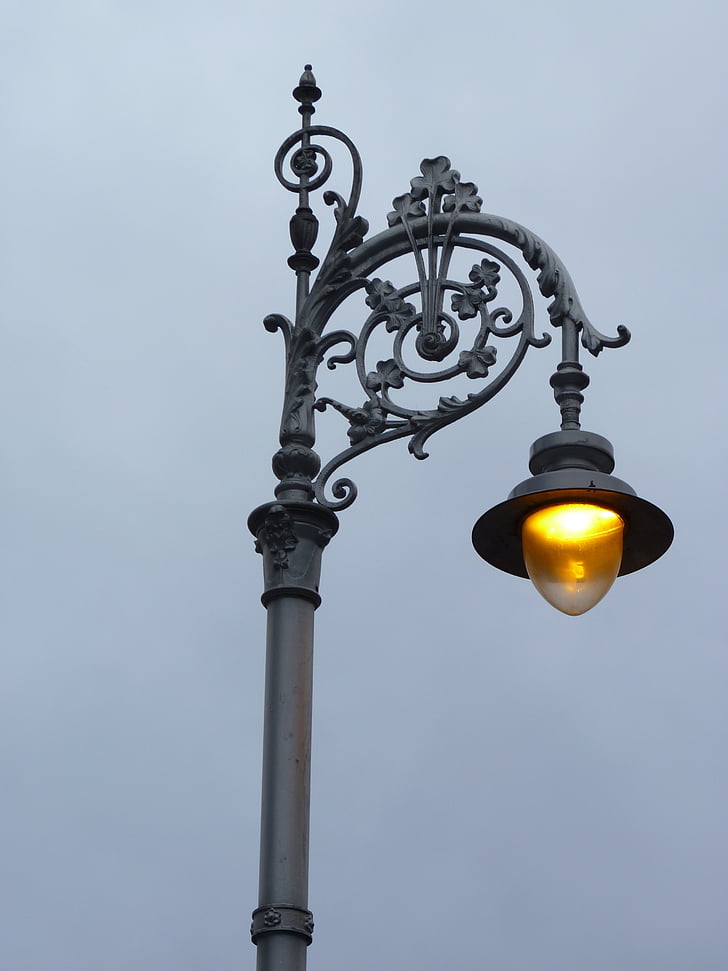 lampe, lys, Street lampe, elektrisitet, belysning