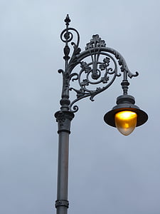 лампа, светлина, уличната лампа, електричество, осветление
