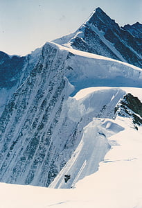 fjell, Sveits, alpint, Sveits graubünden, snø, høye Alpene, isbre