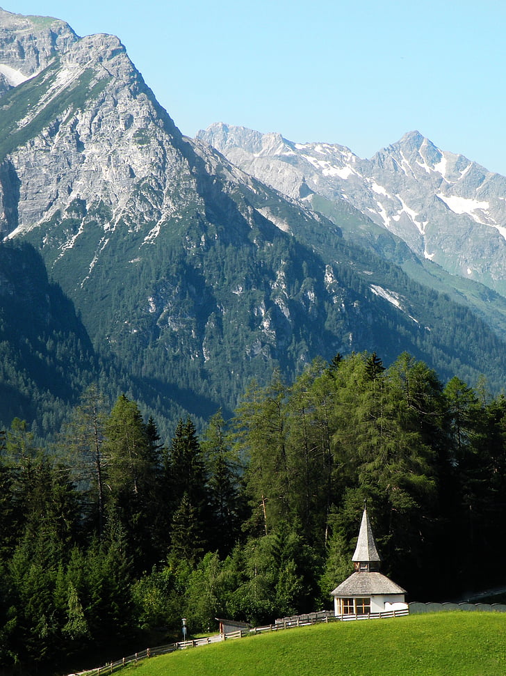 Österrike, bergen, c, Alperna, naturen, Europa, Utomhus