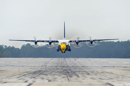 жир Альберт, самолет, Голубые ангелы, военно-морской флот, Эскадрилья демонстрационного рейса, c-130 Геркулес, Грузовые